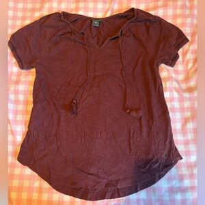 Eddie Bauer Burnt Orange Blouse
